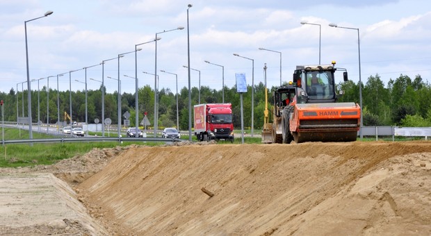 Via Carpatia na północ od Lublina coraz bliżej. Trasa dosłownie rośnie w oczach