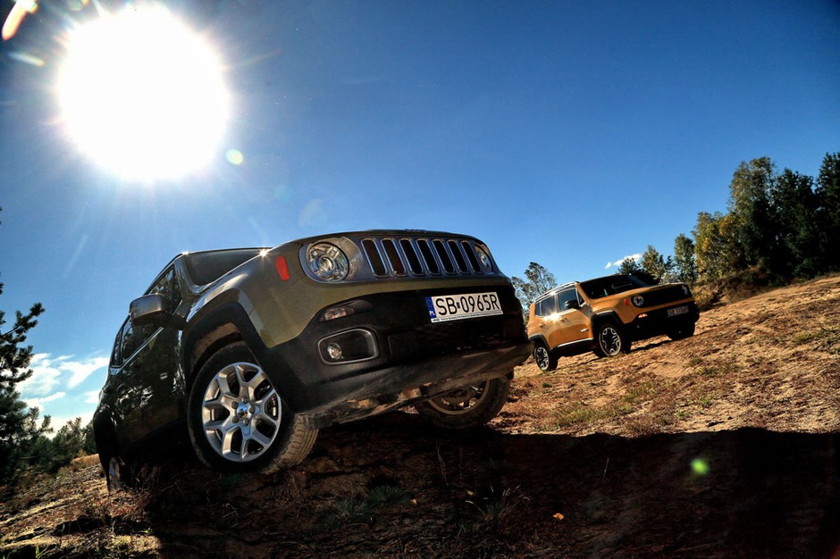 Jeep Renegade 4x4 1.4 kontra Jeep Renegade  2.0 Trailhawk - rodzinna potyczka