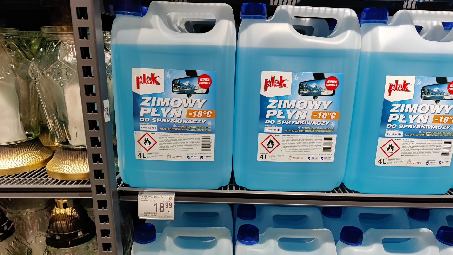 Płyn do spryskiwaczy Plak w Carrefour - 18,99 zł