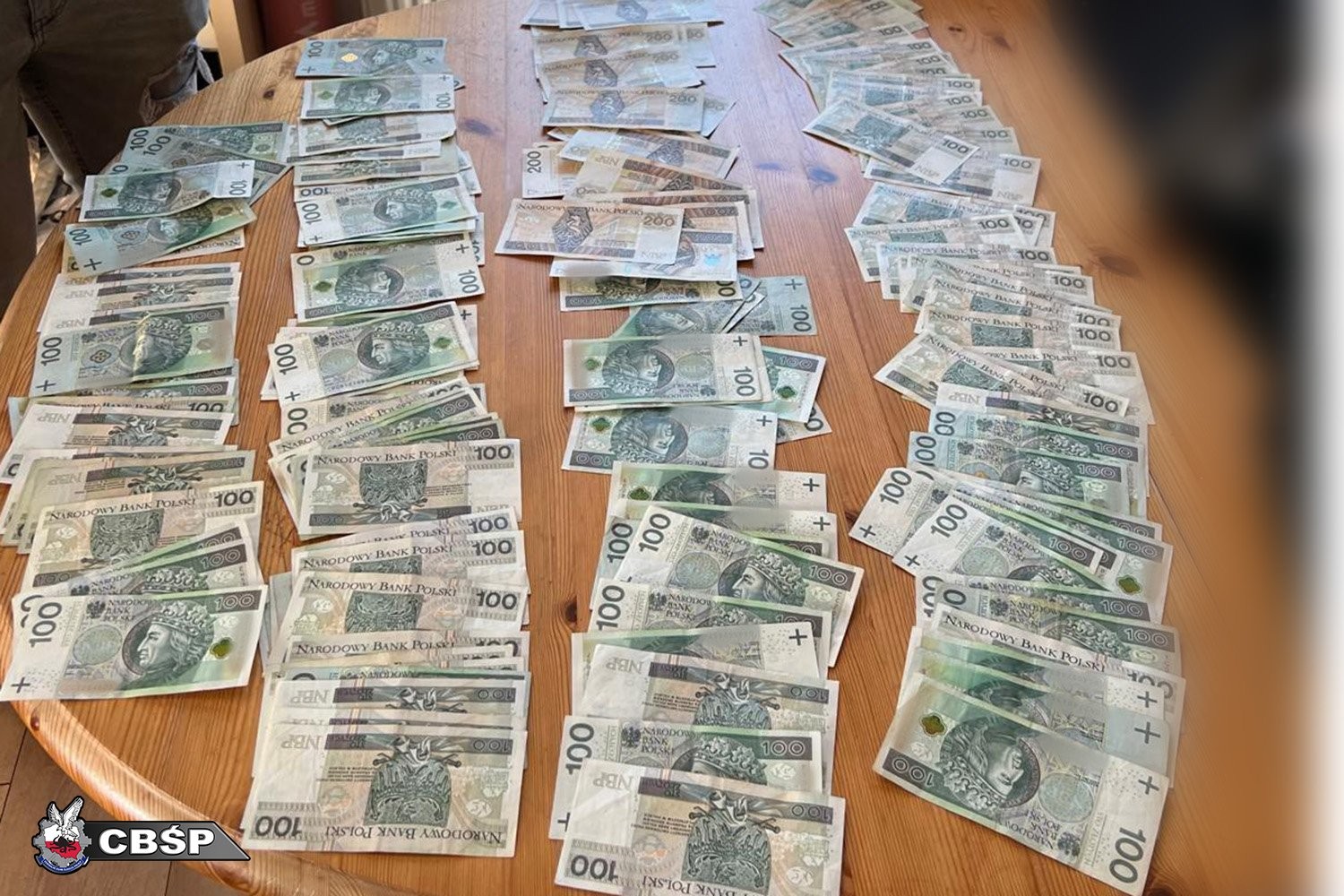 Funkcjonariusze znaleźli u podejrzanych nie tylko pojazdy, ale też sporo gotówki
