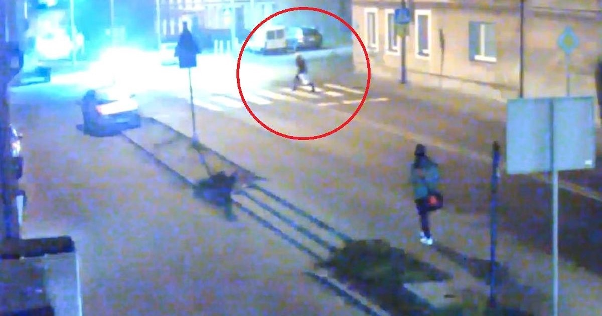 Przerażające potrącenie na przejściu dla pieszych