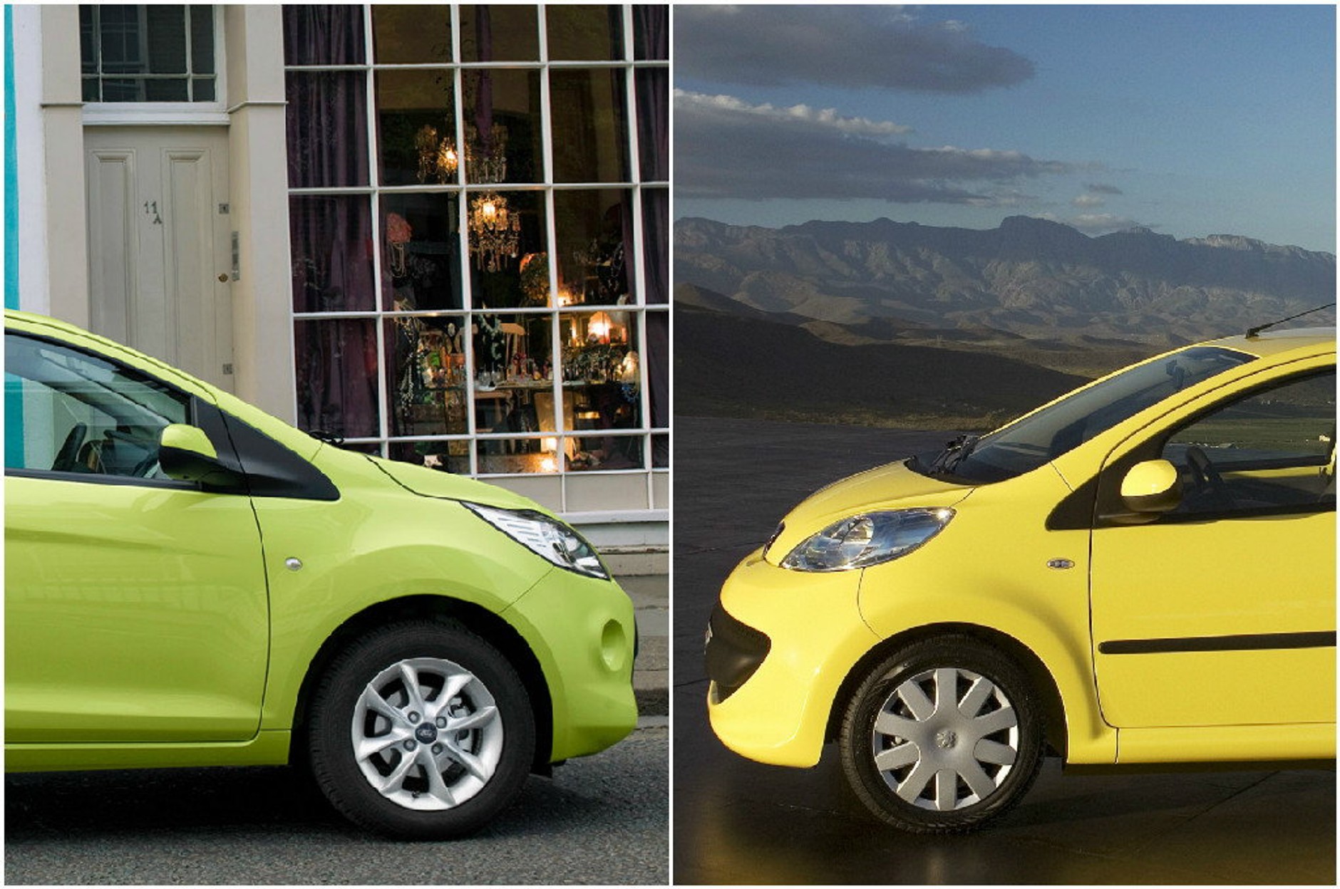 Ford Ka vs Peugeot 107