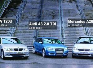 Używane | Audi A3, BMW 120d, Mercedes A200 | Prestiżowe kompakty z dieslami