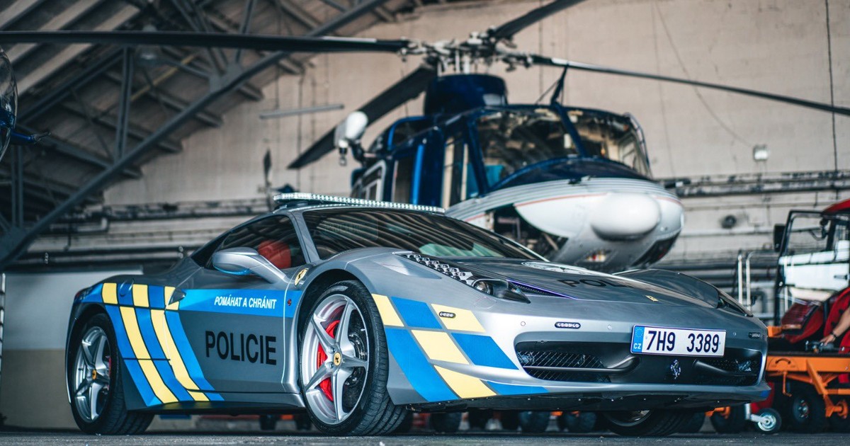 Ferrari 458 Italia czeskiej policji