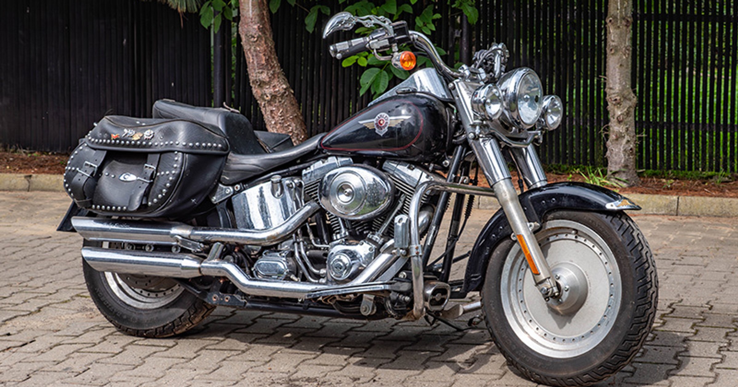 Harley-Davidson Fat Boy wystawiony na licytację