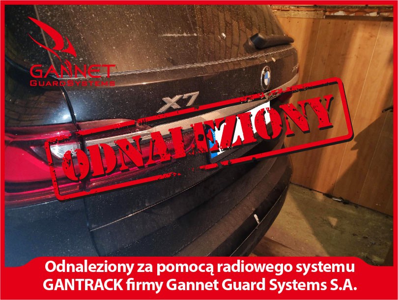 Odnalezione skradzione BMW X7