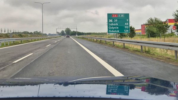 Droga S6 w okolicach Słupska