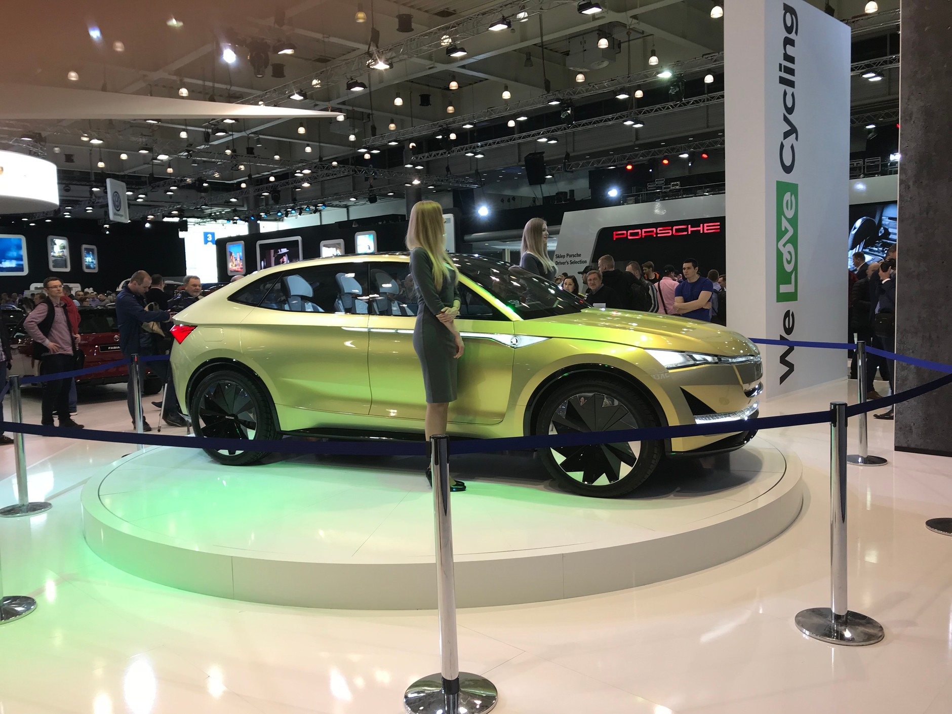 Skoda Vision E podczas Poznań Motor Show