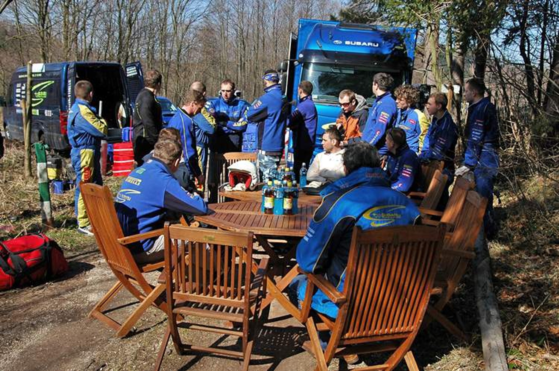 Rajdy: Leszek Kuzaj testował nową Imprezę N14 (fotogaleria)