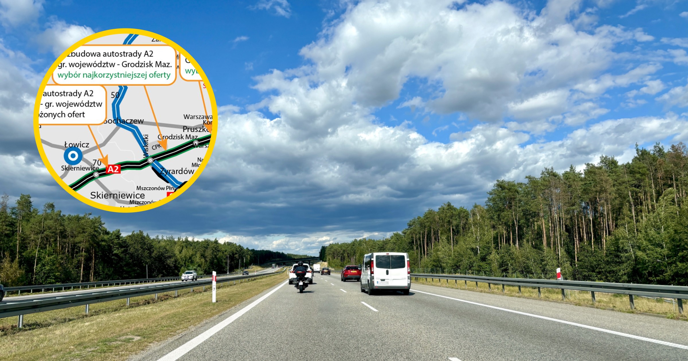 Przebudowa autostrady A2 między Łodzią a Warszawą