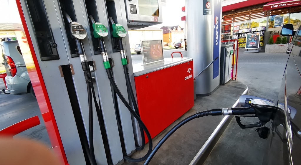 Tankowanie na stacji Orlen
