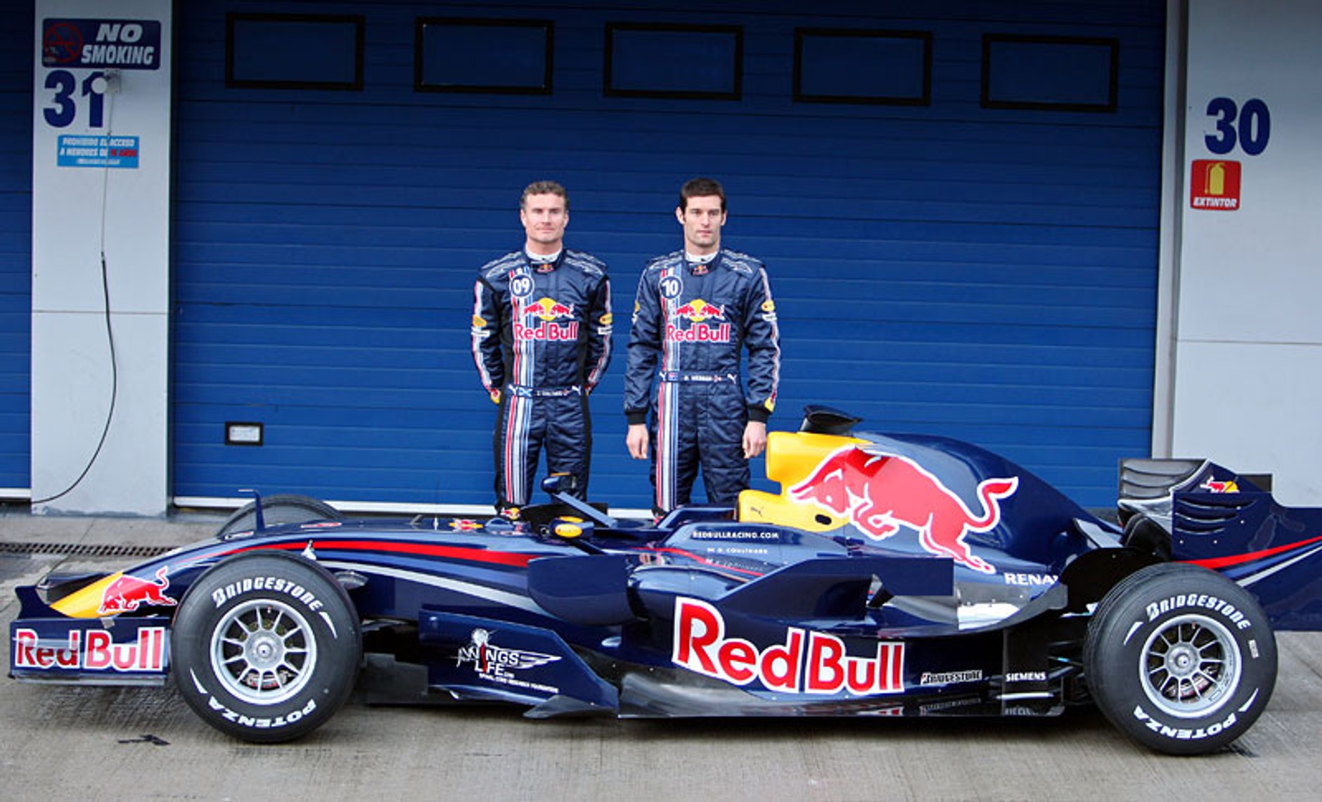 Red Bull Racing 2008 - kierowcy, historia