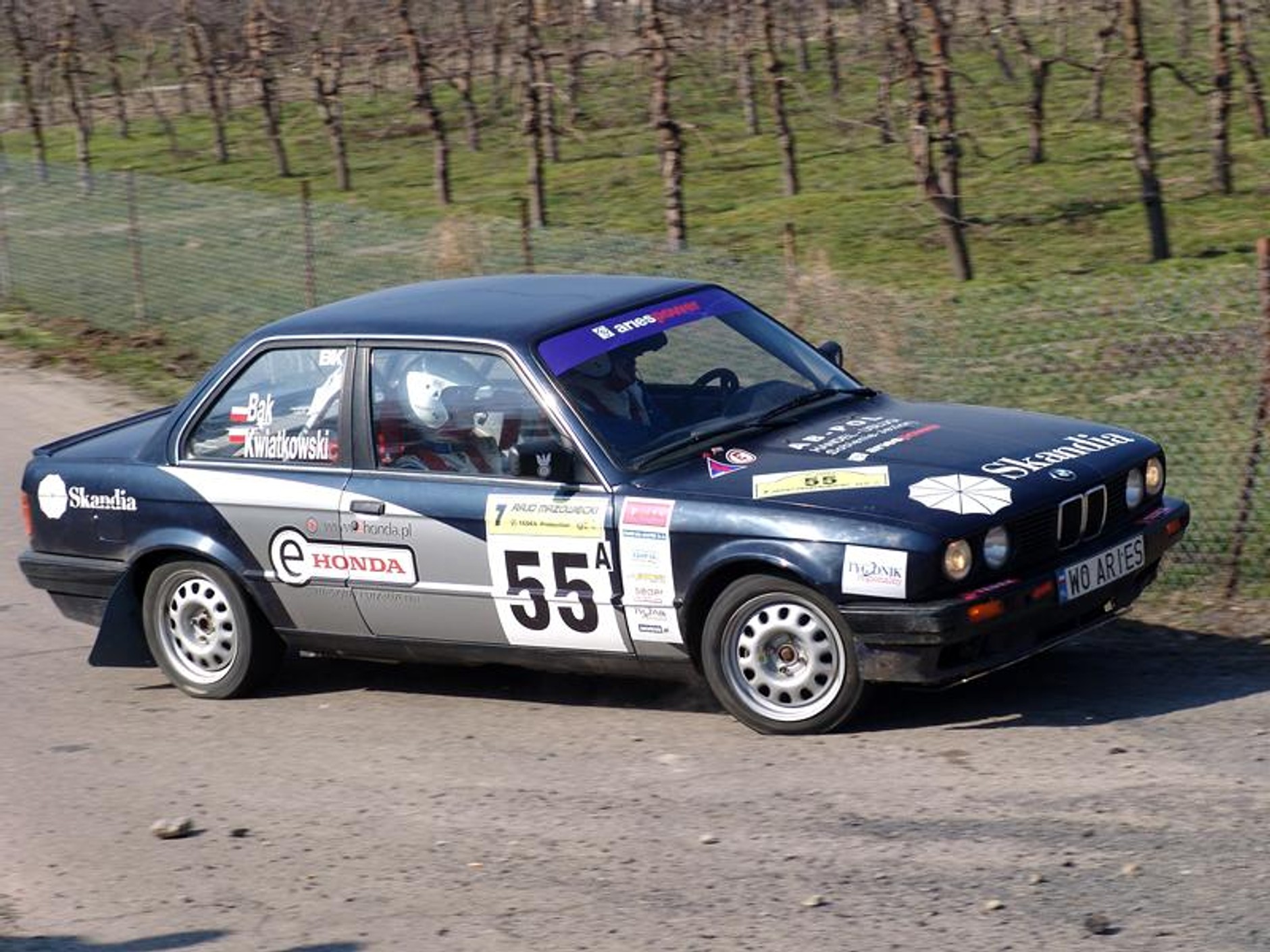 Rajd Mazowiecki 2007: Maciejewski królem wiosny (fotogaleria)