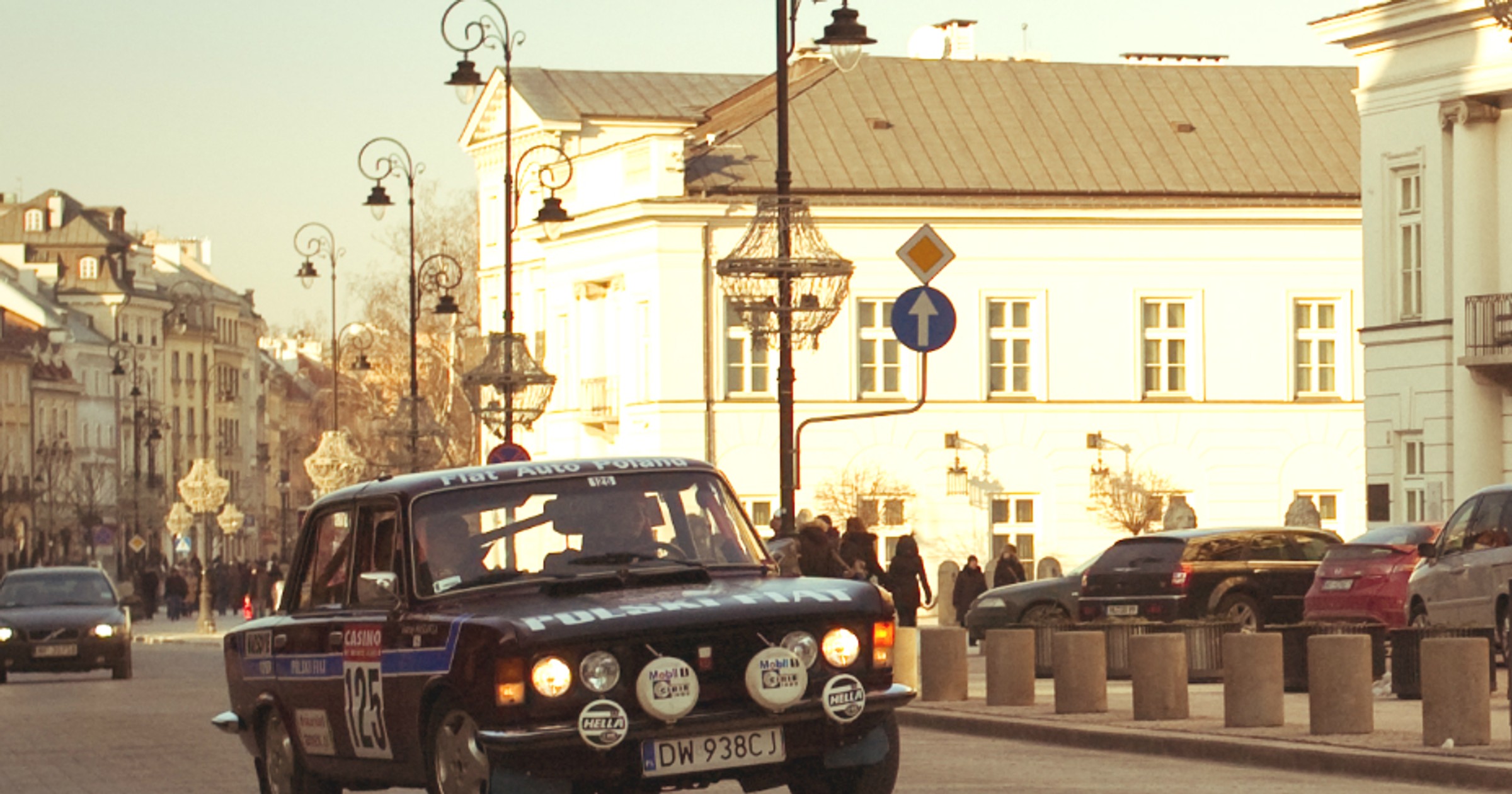 Fiat 125p na 20 miejscu w rajdzie Monte Carlo