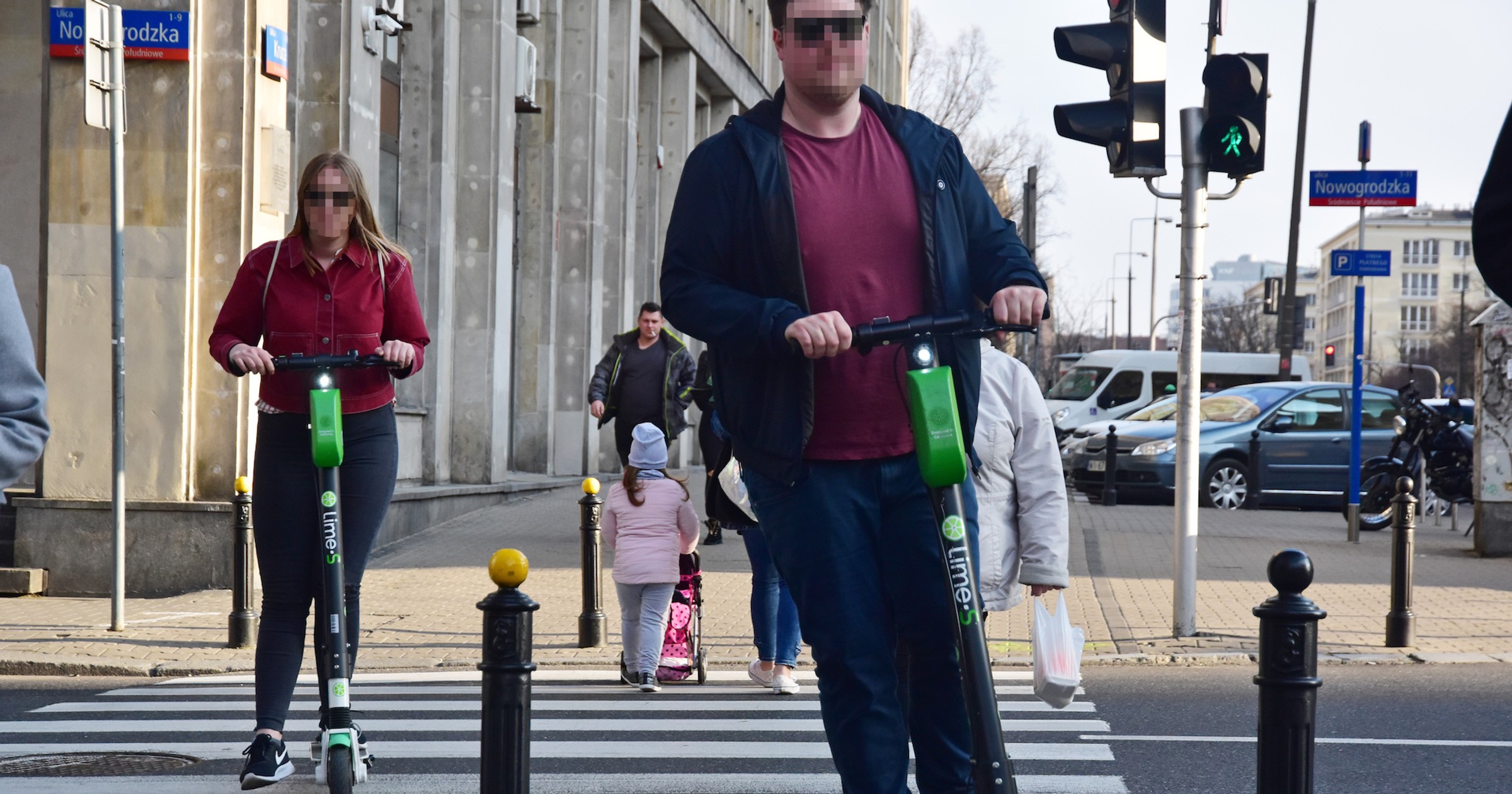 Hulajnogi elektryczne pomiędzy pieszymi: duża różnica prędkości  muszą być ofiary!