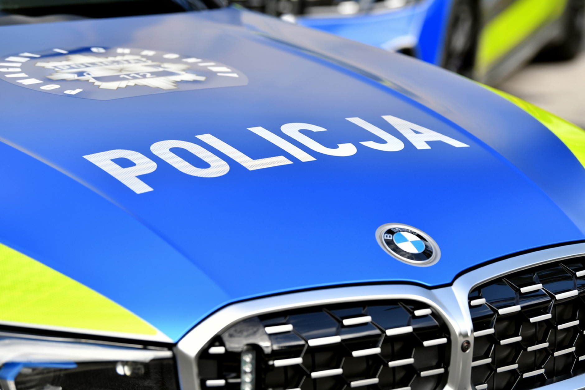 Policyjne BMW M340i radiowóz