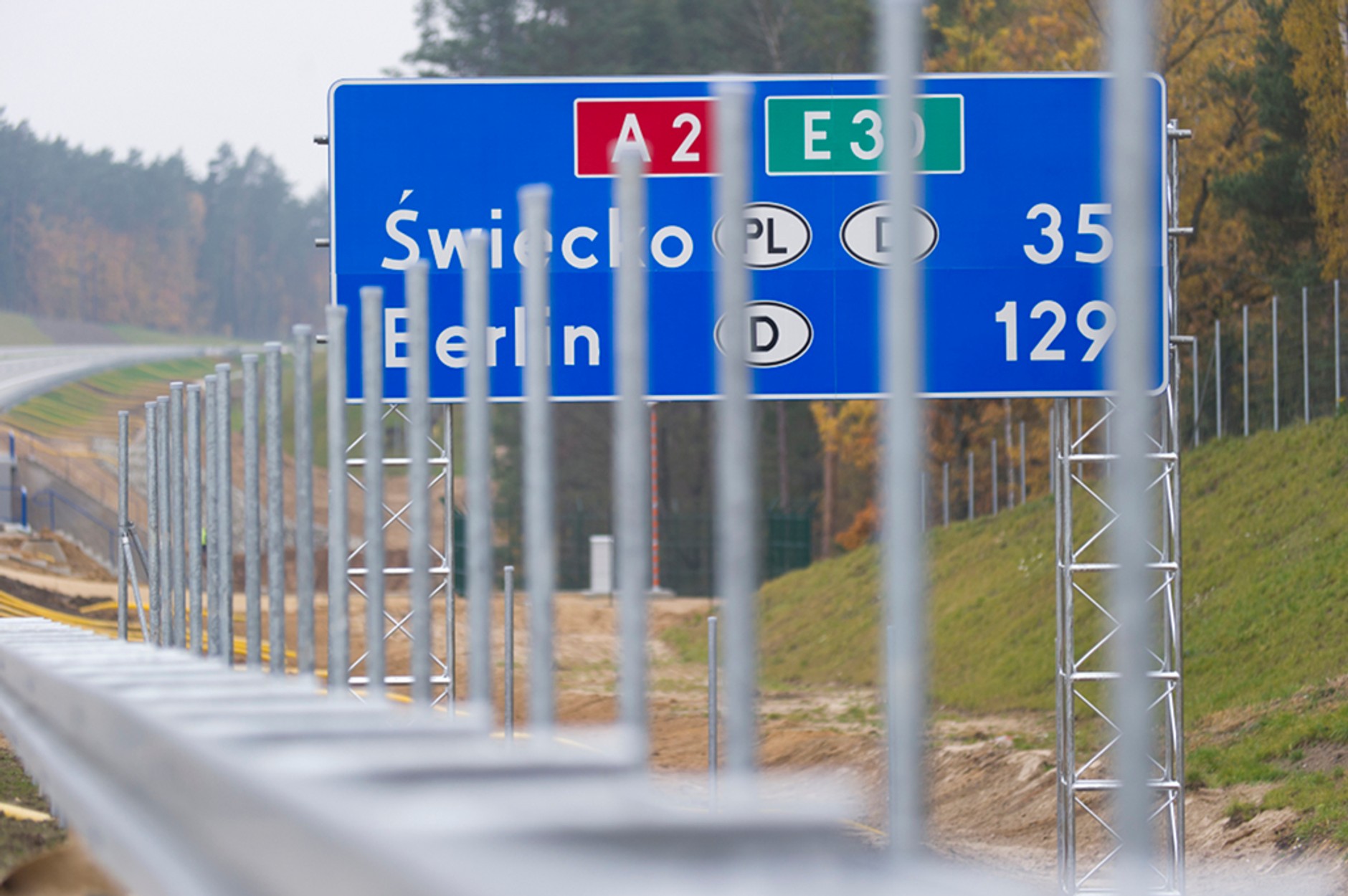Autostradą A2 można dojechać aż do granicy z Niemcami