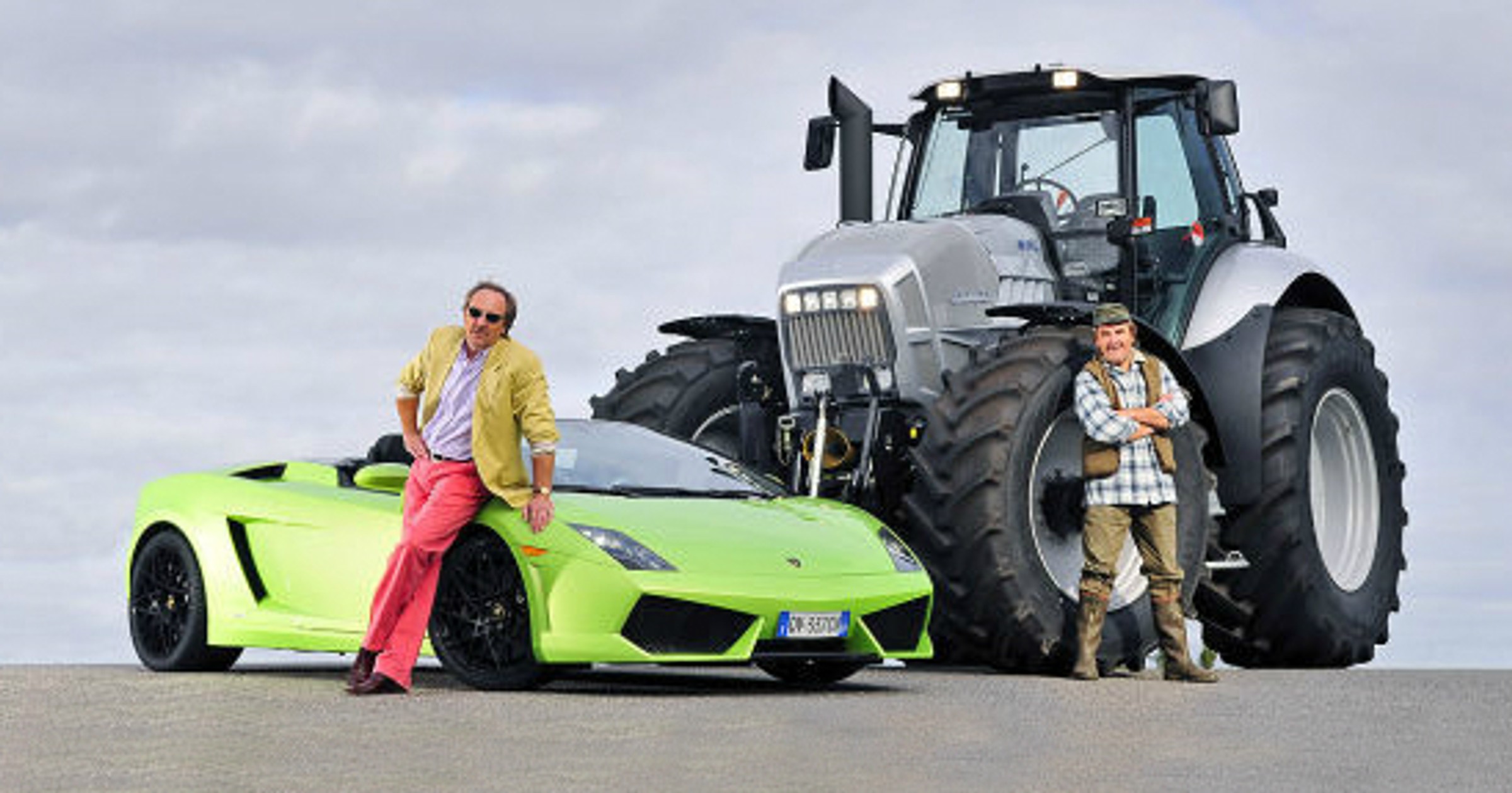 Traktor Lamborghini kontra Gallardo