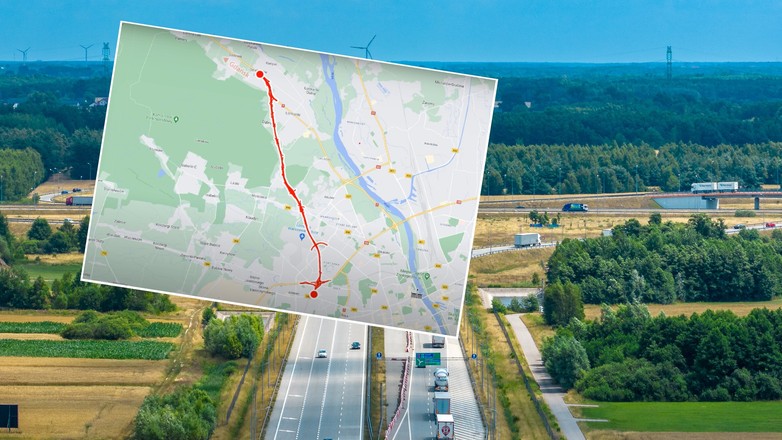 Północny wylot z Warszawy S7