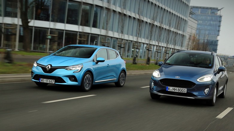 Ford Fiesta 1.0 EcoBoost Hybrid vs. Renault Clio E-Tech