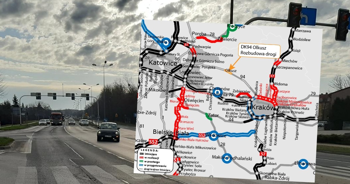 Drogowcy przebudują ważny odcinek pomiędzy Krakowem i aglomeracją górnośląską