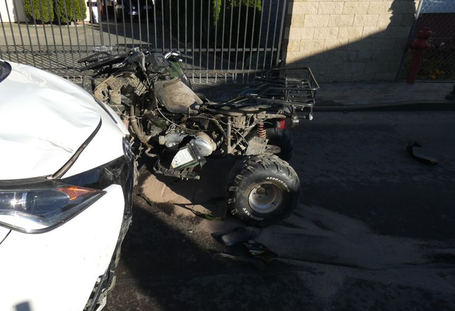 Wypadek nastolatków w Gostomiu