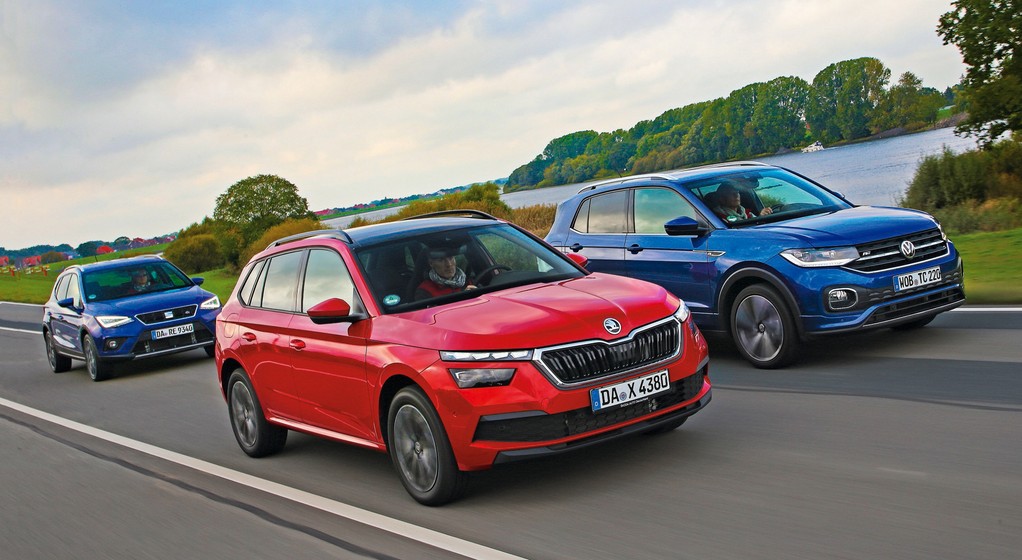 Porównanie: Seat Arona 1.0 TSI, Skoda Kamiq 1.0 TSI, Volkswagen T-Cross 1.0 TSI