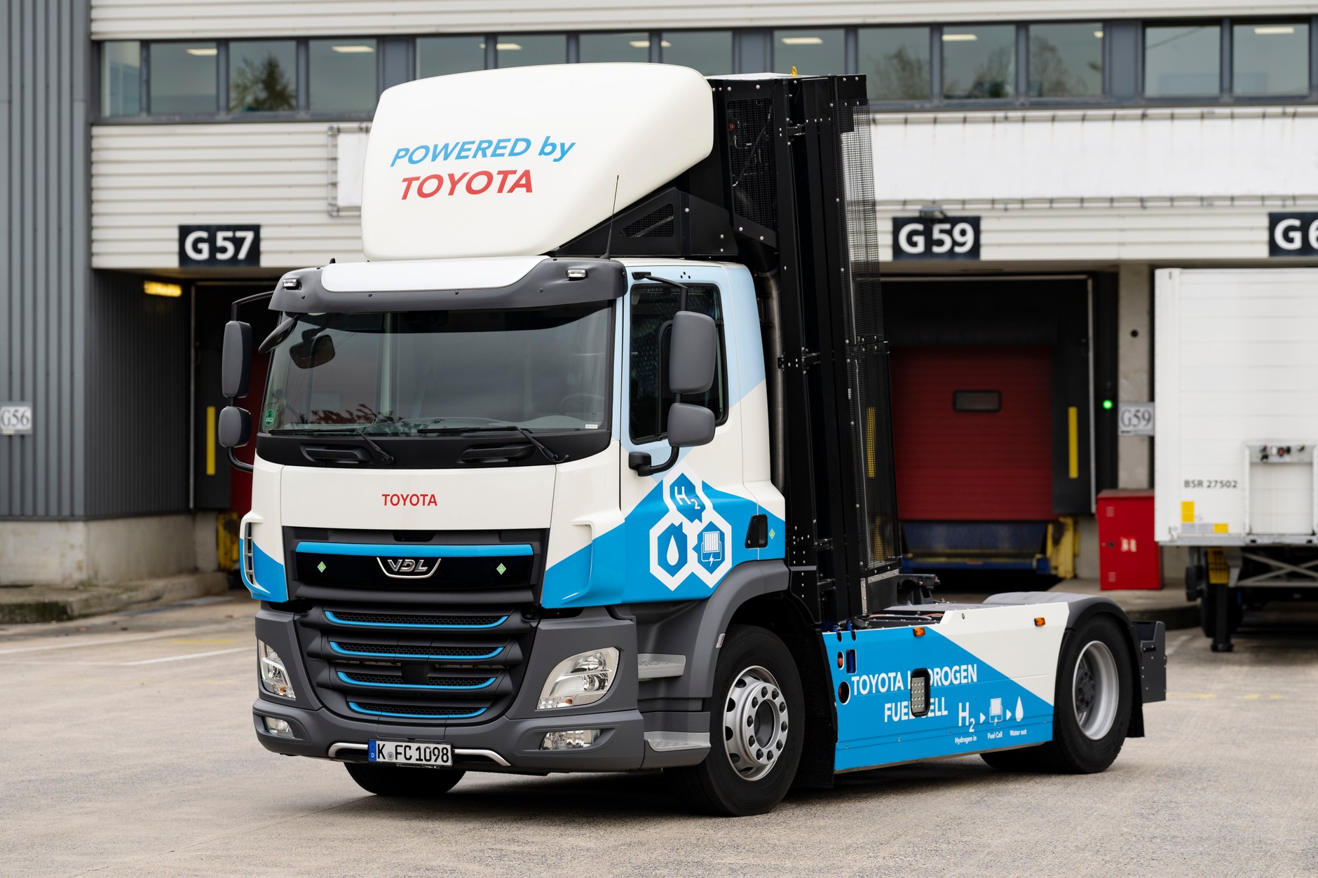 Wodorowa ciężarówka Toyoty i VDL marki DAF