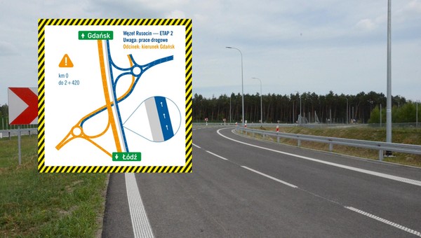 Rusza remont A1. Cztery etapy i nowe niższe ograniczenie prędkości
