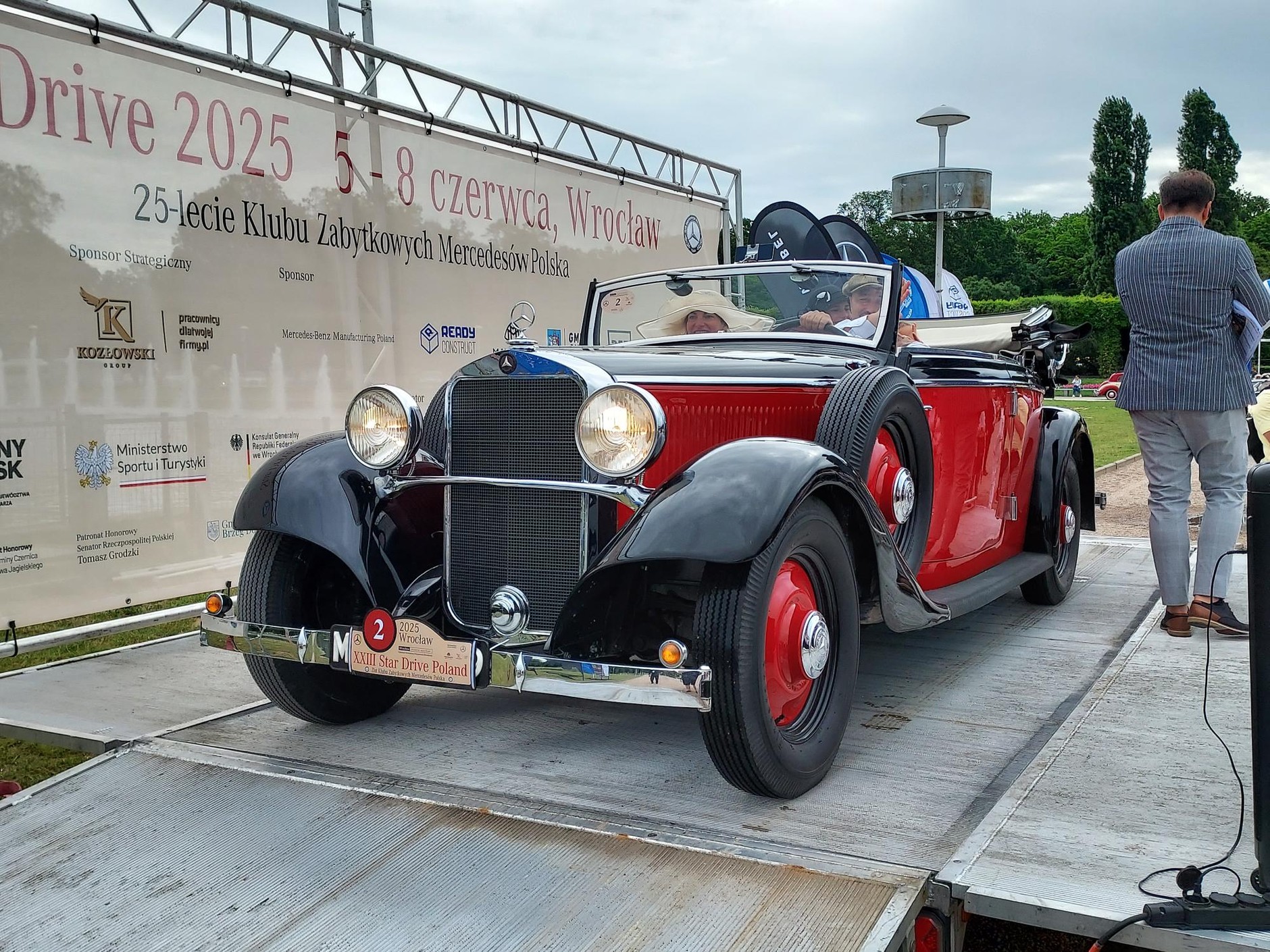 Zlot zabytkowych Mercedesów Wrocław 2025