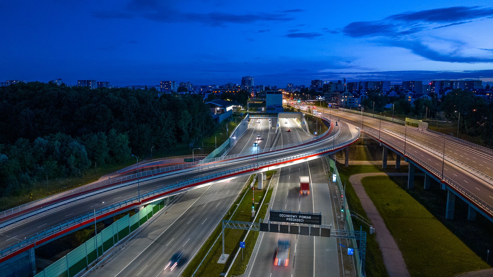 S2 POW, odcinek z tunelem na Ursynowie