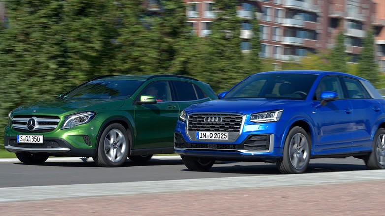 Audi Q2 kontra Mercedes GLA
