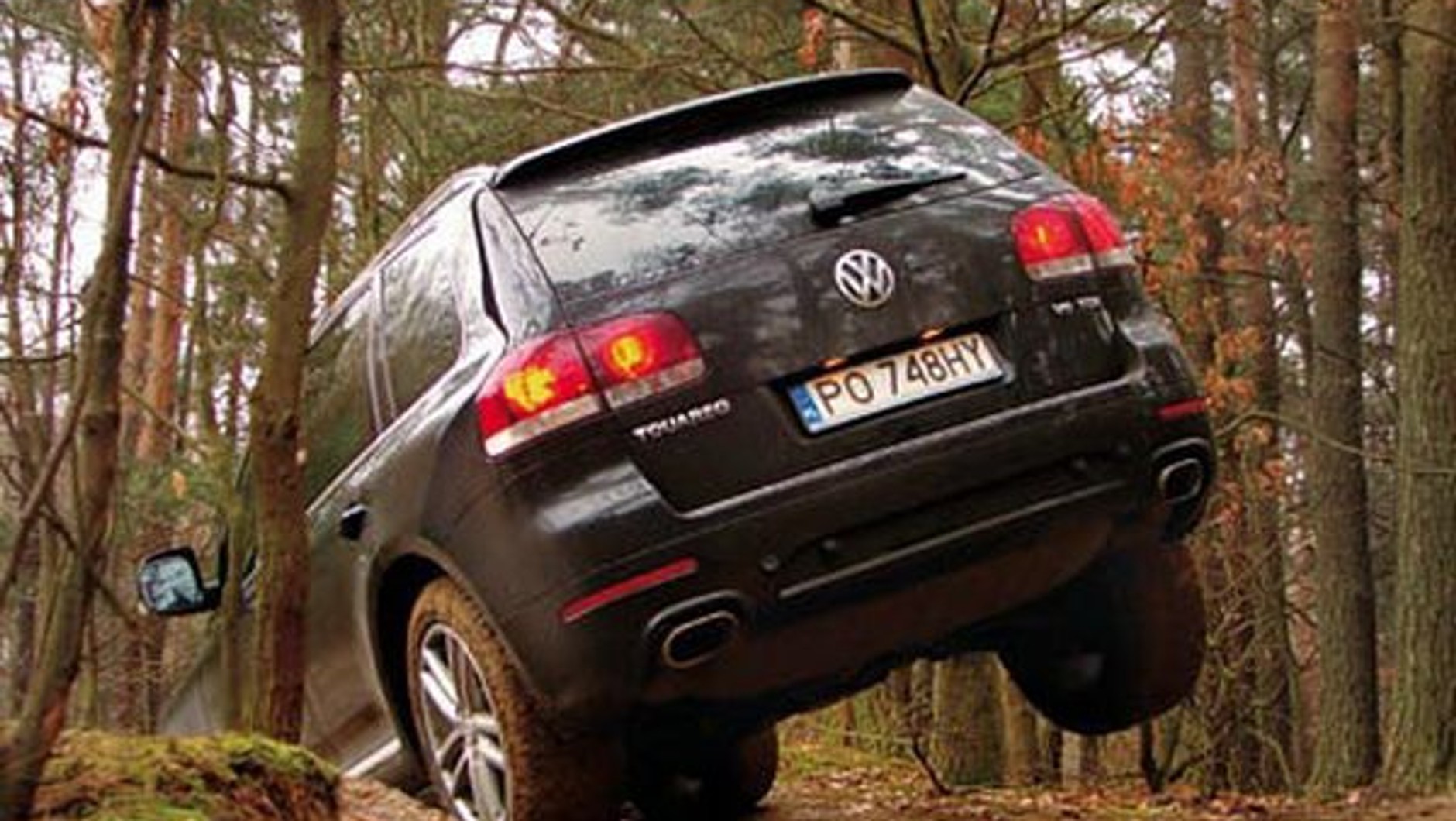 VW Touareg w terenie