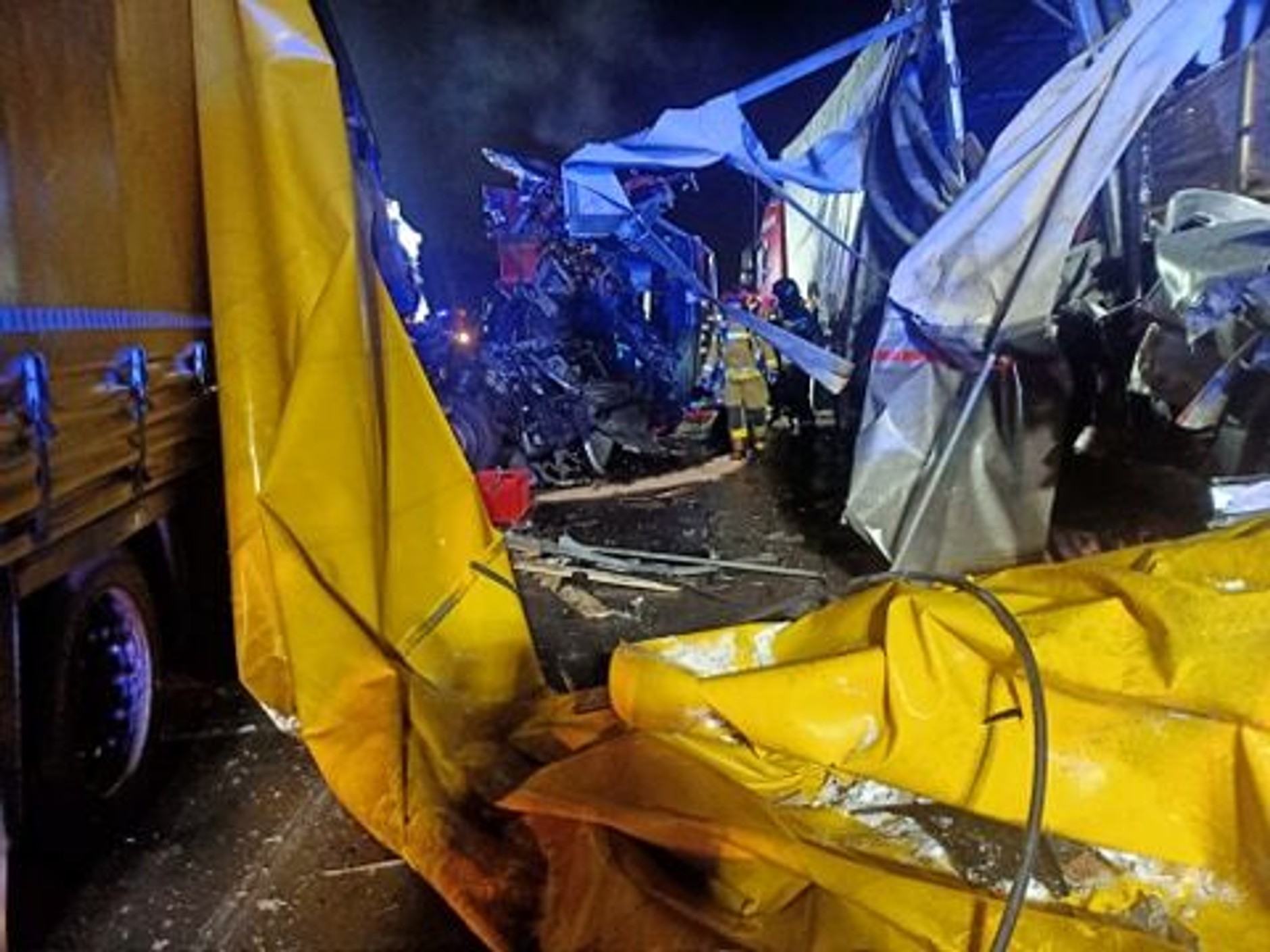 Wypadek na autostradzie A1