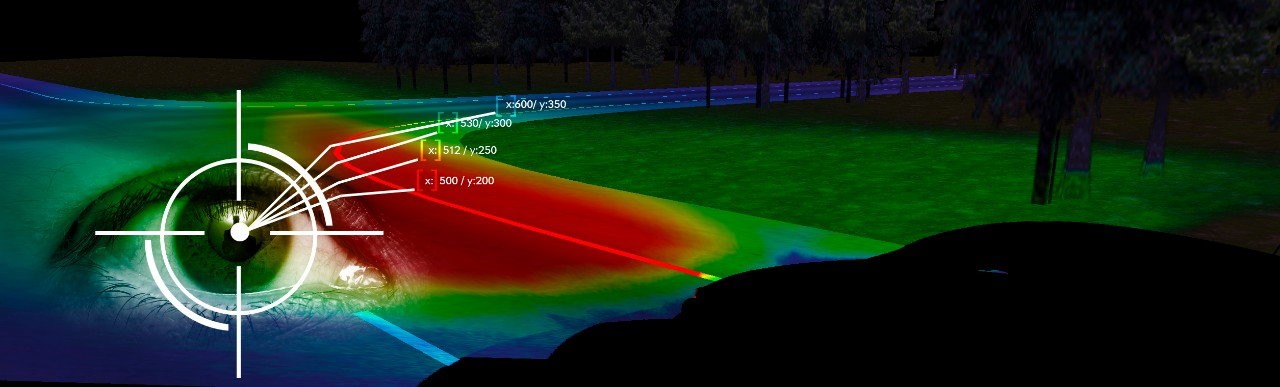 Kamera w systemie eye-tracking Opla skanuje oczy kierowcy więcej niż 50 razy na sekundę, aby natychmiast ustawić światła reflektorów.