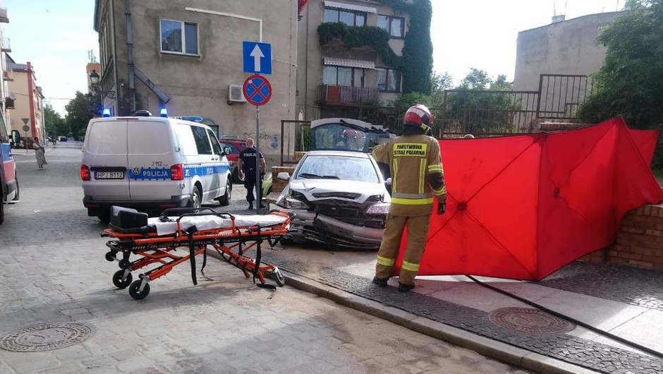Wypadek w Brzegu
