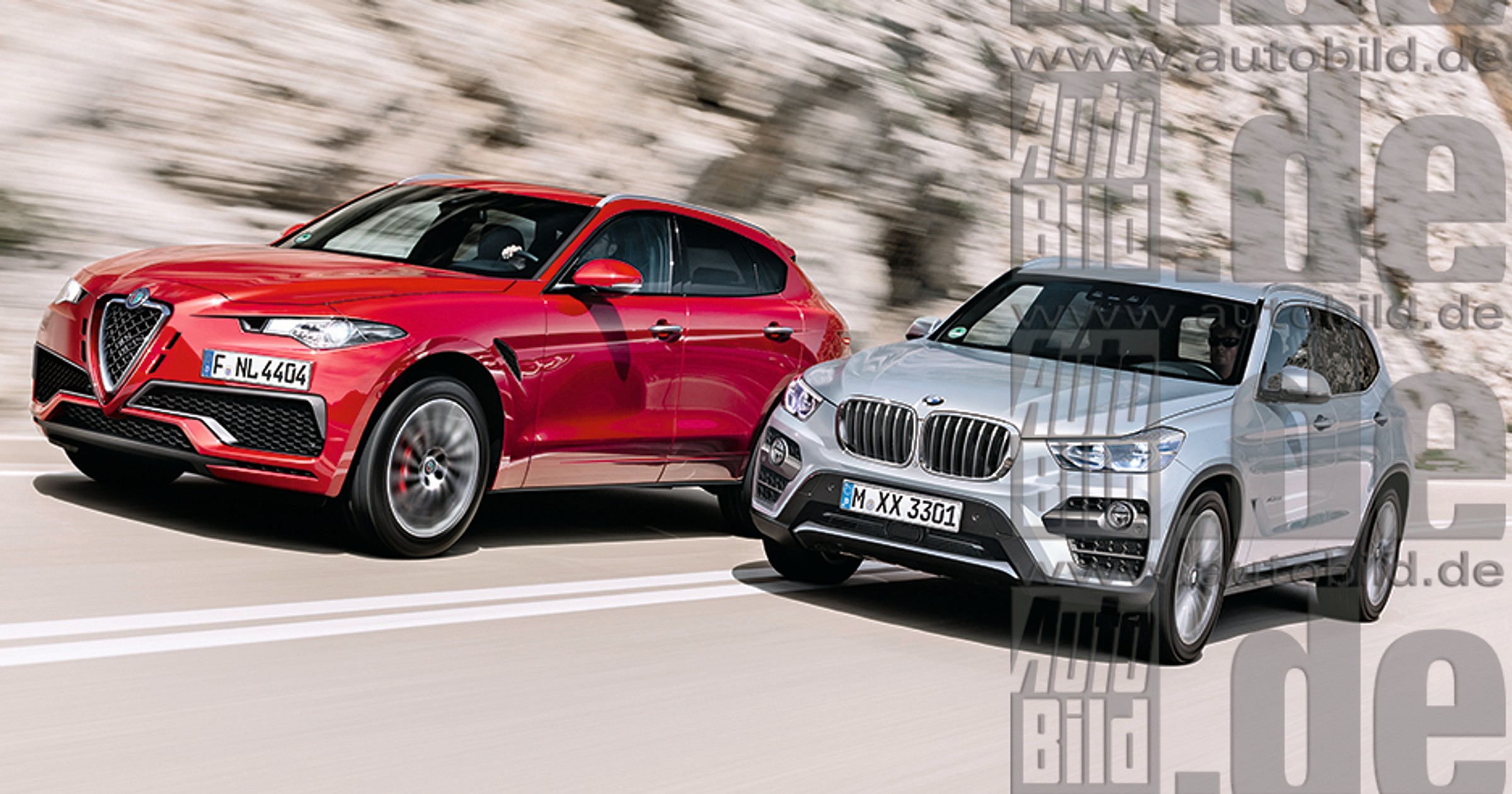 Alfa Romeo Stelvio i BMW X3