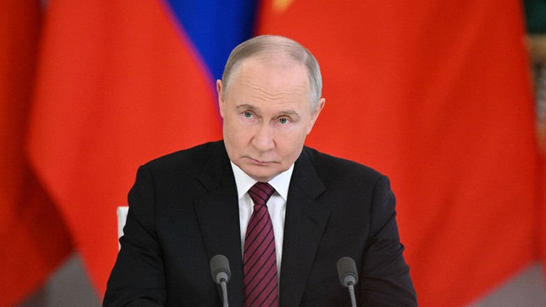 Władimir Putin, Moskwa, 10 maja 2025 r.