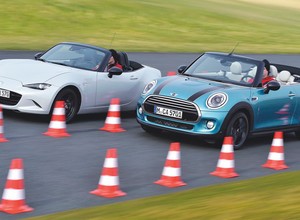 Mini Cooper Cabrio kontra Mazda MX-5 - kabriolety pełne radości