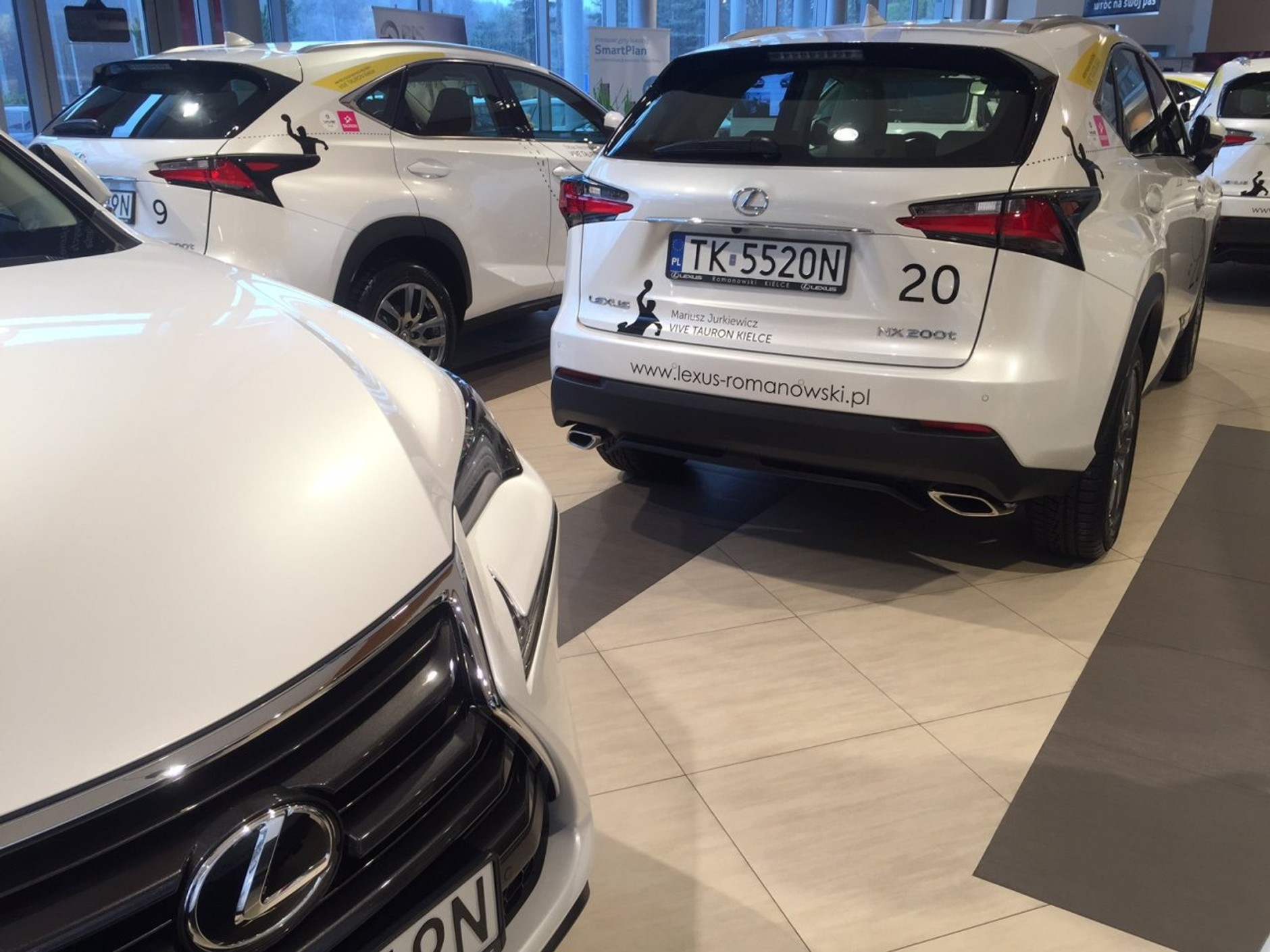 Lexusy dla ligowych szczypiornistów