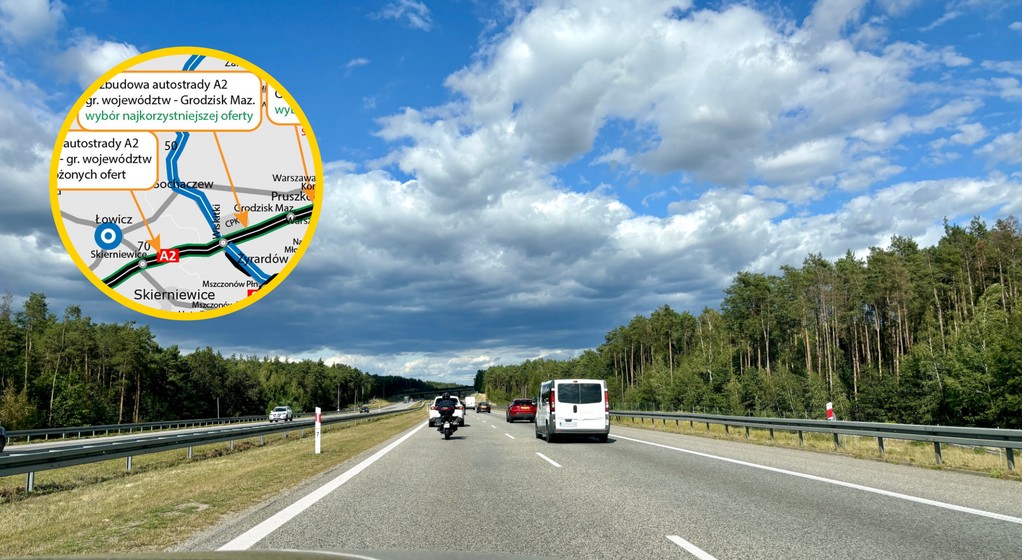 Przebudowa autostrady A2 między Łodzią a Warszawą