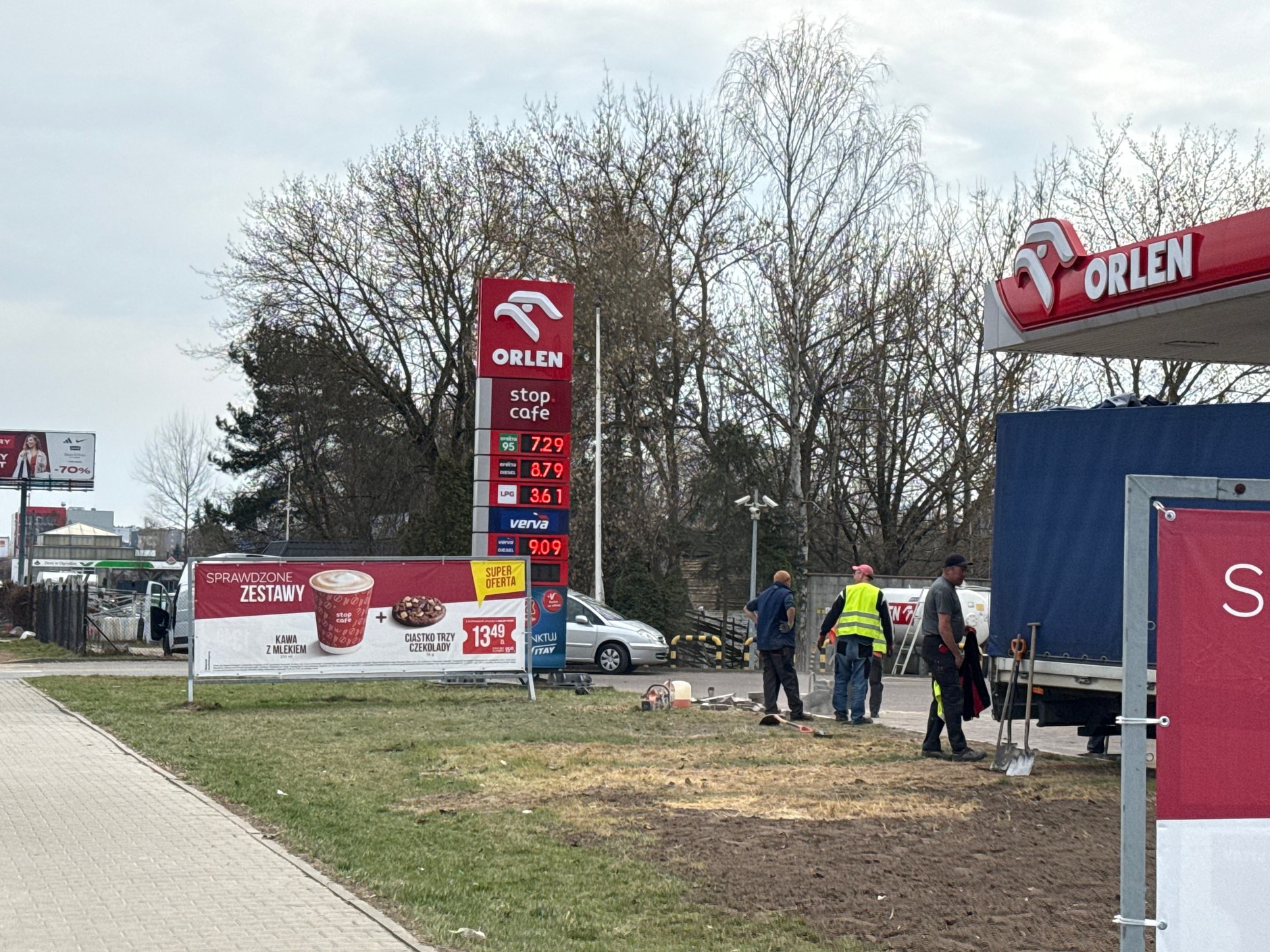 Ceny paliw w Warszawie 25 marca 2026 r. Cena benzyny 95 zdecydowanie ponad 7 zł za litr