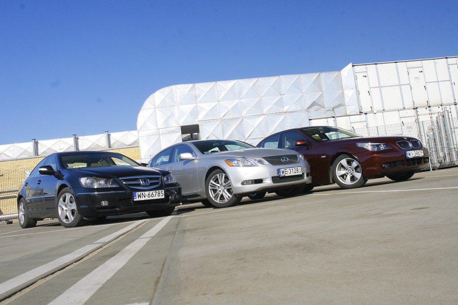 BMW 550 kontra Honda Legend i Lexus GS: duża porcja luksusu
