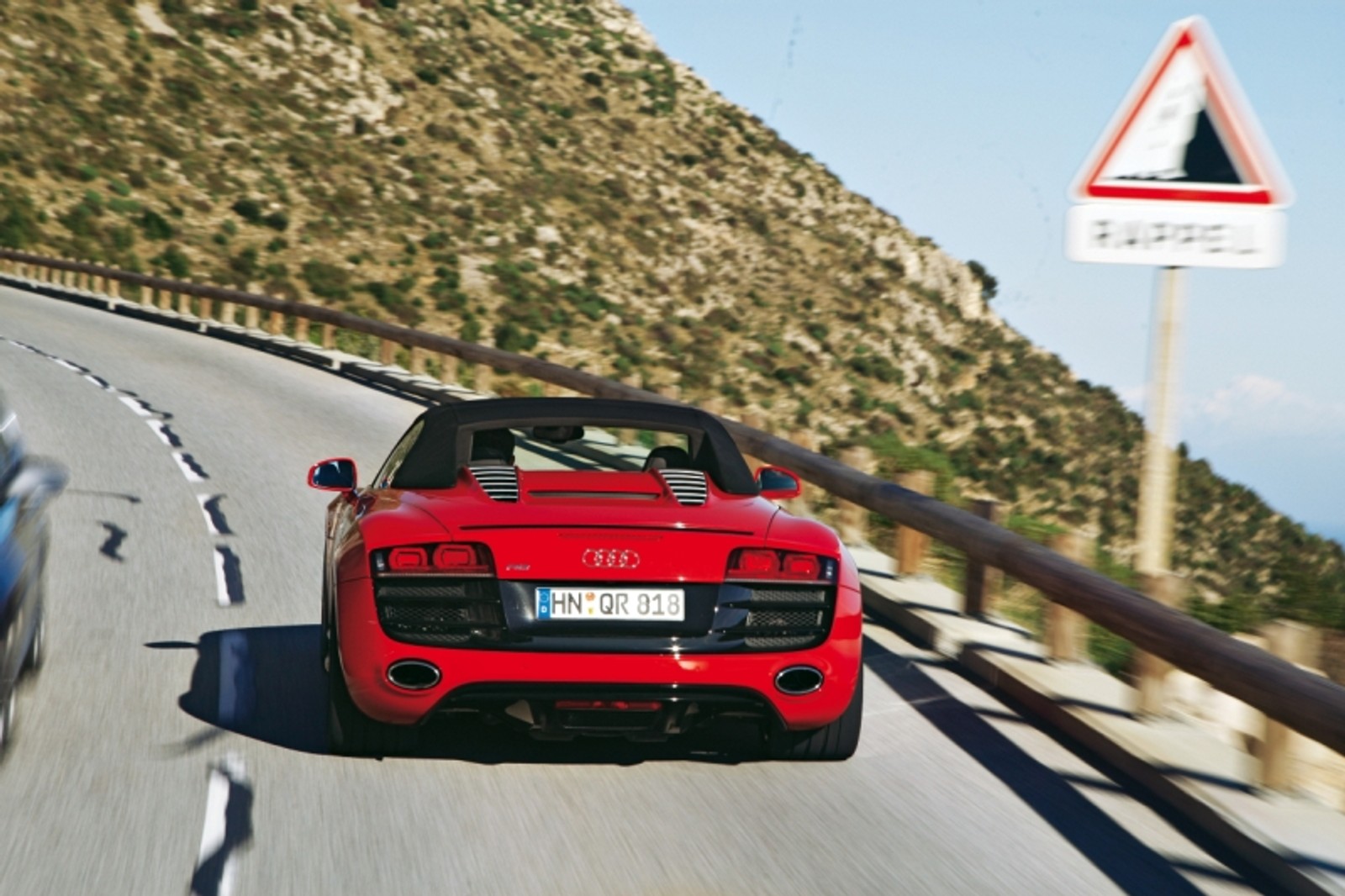 Audi R8 Spyder: 10 w skali Beauforta