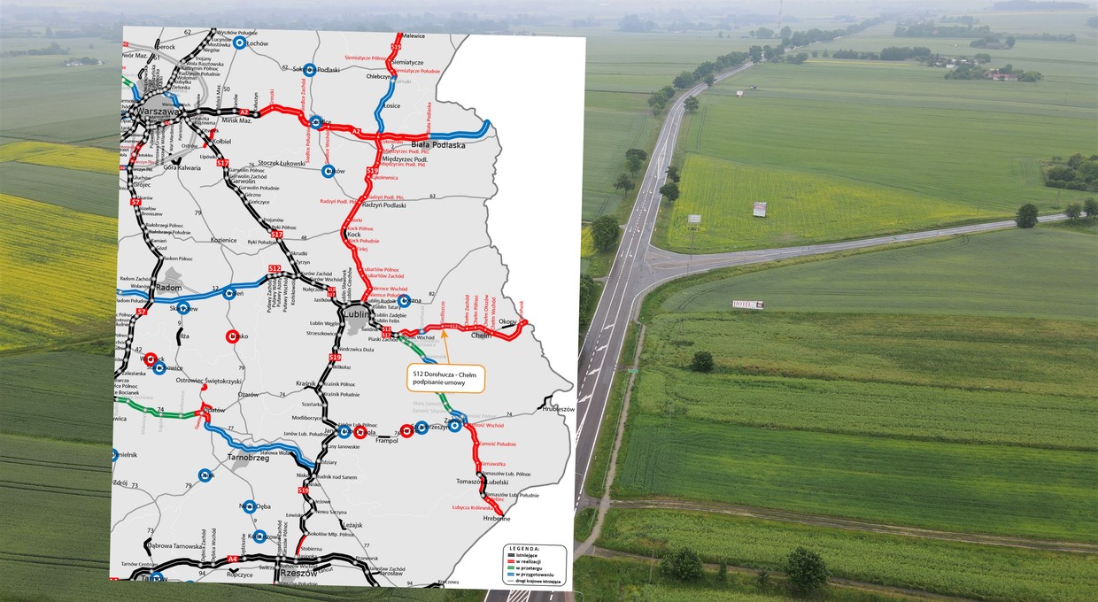 Rusza budowa drogi S12 Dorohucza — Chełm. Wiemy, kiedy się zakończy