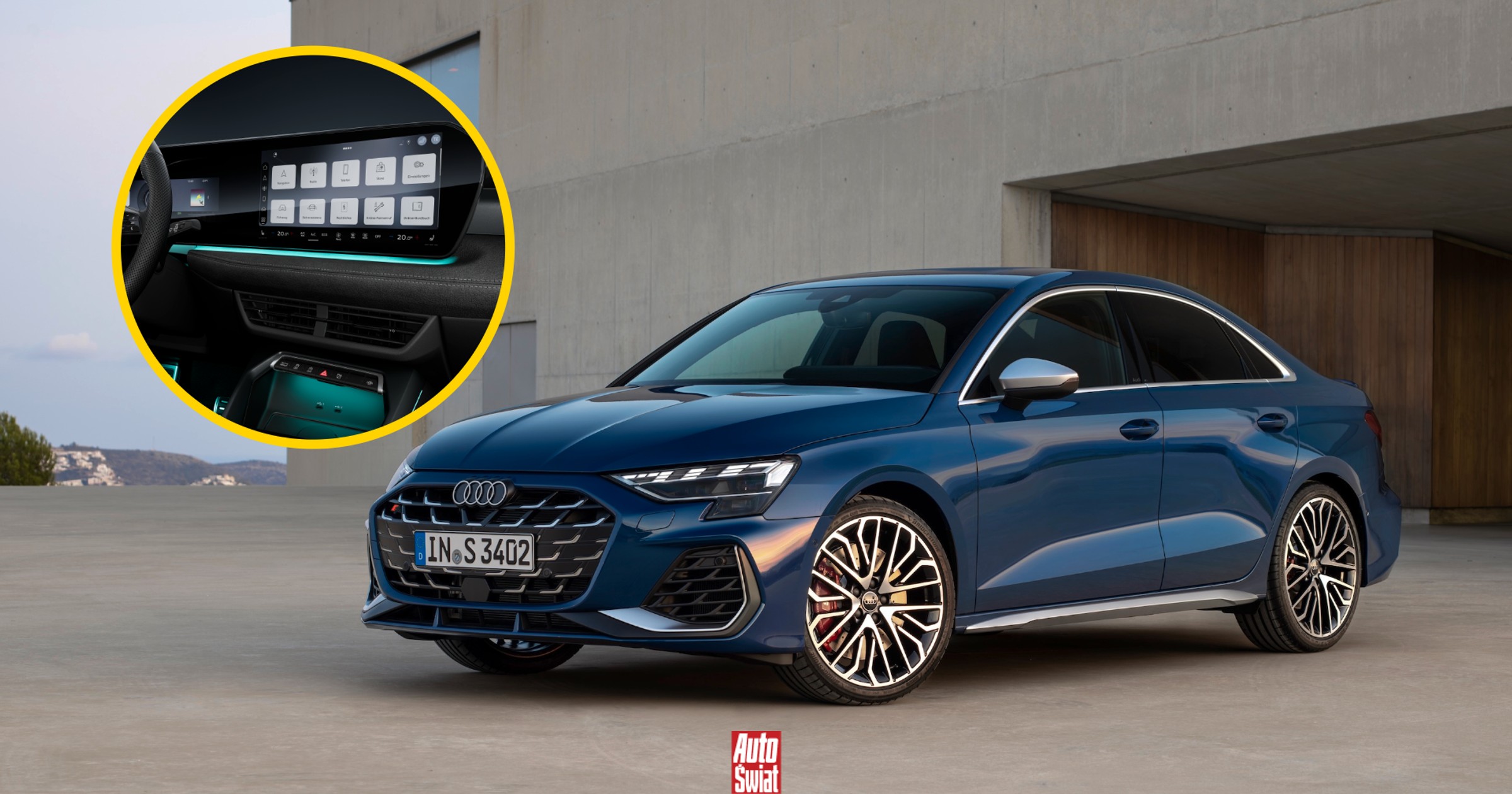 Drugi lifting Audi A3. Z kokpitu zniknął wygodny element