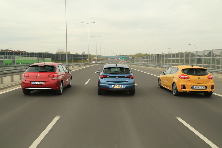 Kia Cee'd kontra Opel Astra i Citroen C4