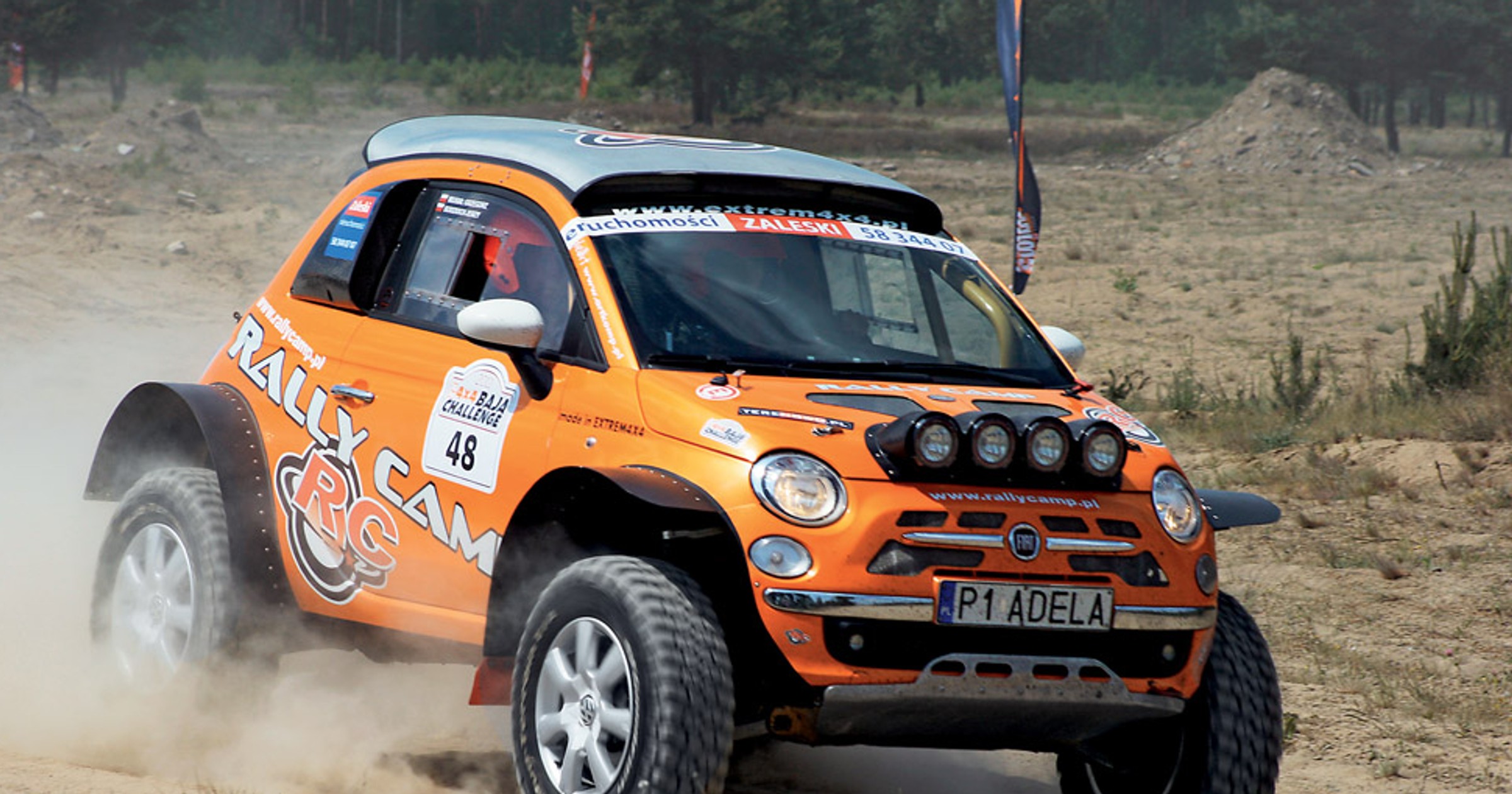 Fiat 500 by RallyCamp: projekt Adela