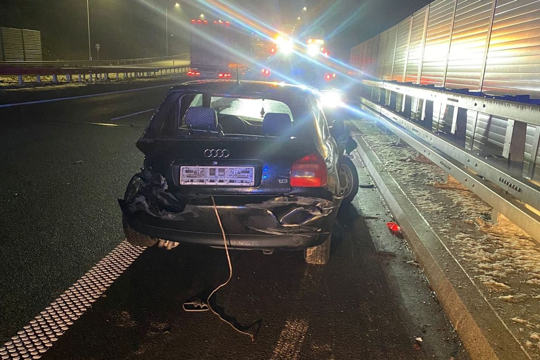 18-latek pod wpływem alkoholu i narkotyków spowodował kolizję na trasie S5