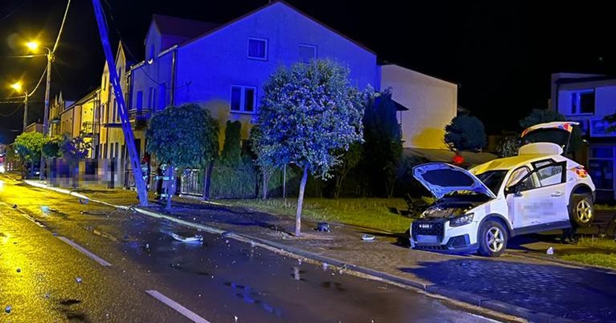 Popełnił 18 wykroczeń, uciekał przed policją i się rozbił. Miał powód 